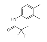 N-(3,4-dimethylphenyl)-2,2,2-trifluoroacetamide结构式