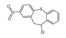 10-chloro-10,11-dihydro-2-nitro-dibenzo[b,f]-thiepin结构式