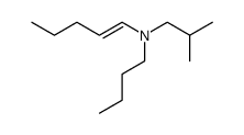 butyl-isobutyl-pent-1-enyl-amine Structure