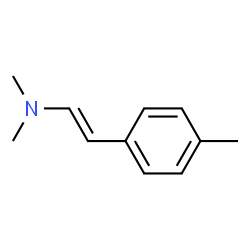 Ethenamine, N,N-dimethyl-2-(4-methylphenyl)-, (1E)- (9CI) Structure