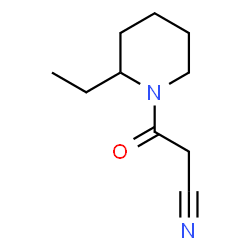 Piperidine, 1-(cyanoacetyl)-2-ethyl- (9CI)结构式