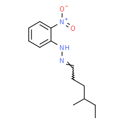 Hexanal, 4-methyl-, (2-nitrophenyl)hydrazone Structure