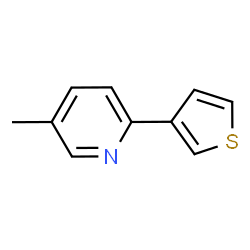 5-甲基-2-(噻吩-3-基)吡啶结构式