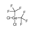 dichloro-bis(trifluoromethyl)germane结构式