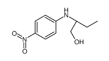 (S)-2-(4-硝基苯基氨基)-1-丁醇结构式