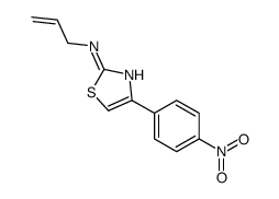 烯丙基-[4-(4-硝基-苯基)-噻唑-2-基]-胺结构式