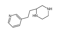 Piperazine, 2-[2-(3-pyridinyl)ethyl]-, (2S)- (9CI) Structure