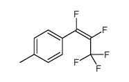 1-methyl-4-(1,2,3,3,3-pentafluoroprop-1-enyl)benzene结构式