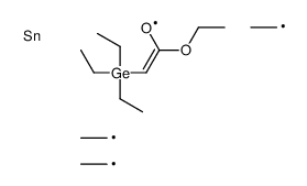 ethyl 2-triethylgermyl-2-triethylstannylacetate结构式