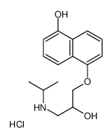 5-Hydroxy Propranolol Hydrochloride Structure