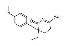 3-ethyl-3-[4-(methylamino)phenyl]piperidine-2,6-dione结构式