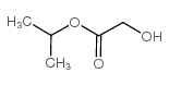 Isopropyl glycolate Structure