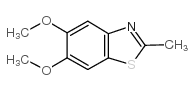 5,6-二甲氧基-2-甲基苯丙噻唑结构式
