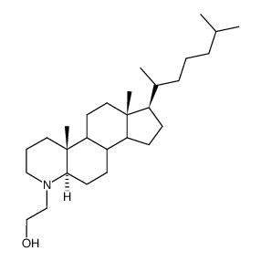 4-(2-Hydroxyaethyl)-4-aza-5α-cholestan Structure