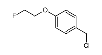1-(chloromethyl)-4-(2-fluoroethoxy)benzene Structure