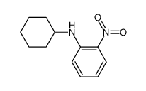 o-nitro-N-cyclohexylaminobenzene结构式