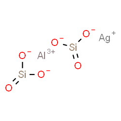 Silicic acid, aluminum silver salt Structure