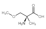2-amino-2-methyl-3-methoxy-propanoic acid结构式