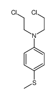 N,N-BIS(2-CHLOROETHYL)-4-METHYLTHIOANILINE Structure