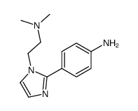 4-[1-[2-(dimethylamino)ethyl]imidazol-2-yl]aniline Structure