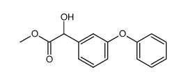 methyl 2-hydroxy-2-(3-phenoxyphenyl)acetate Structure