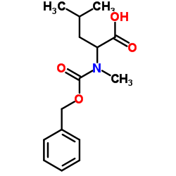 N-[(Benzyloxy)carbonyl]-N-methylleucine Structure