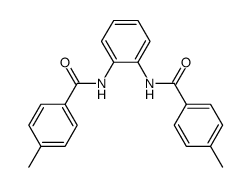 1,2-bis-p-toluoylamino-benzene结构式