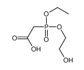 2-[ethoxy(2-hydroxyethoxy)phosphoryl]acetic acid结构式