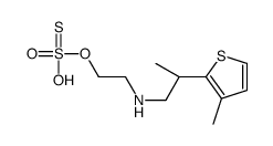 2-[2-(3-Methyl-2-thienyl)propyl]aminoethanethiol sulfate Structure