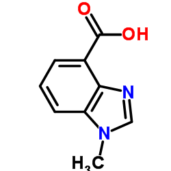 1-甲基-4-苯并咪唑甲酸结构式
