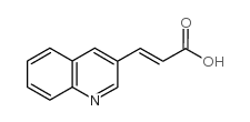 3-(3-喹啉)丙烯酸结构式