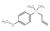 allyl(4-methoxyphenyl)dimethylsilane structure