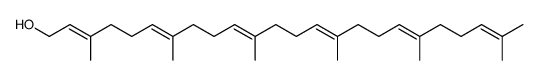 3,7,11,15,19,23-hexamethyltetracosa-2,6,10,14,18,22-hexaen-1-ol结构式