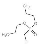 Dipropyl chloromethylphosphonate结构式
