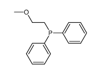 (2-methoxyethyl)diphenylphosphine Structure