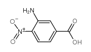 3-Amino-4-nitrobenzoic acid Structure
