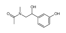 N-acetyl-1-(3-hydroxyphenyl)-2-methylaminoethanol Structure