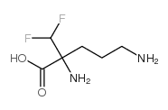 2-(Difluoromethyl)-DL-ornithine Structure