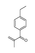 1-(4-ethylphenyl)-2-methylprop-2-en-1-one结构式