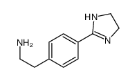 2-[4-(4,5-二氢-1H-咪唑-2-基)-苯基]-乙胺结构式
