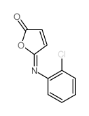 5-(2-chlorophenyl)iminofuran-2-one结构式