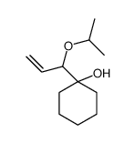 1-(1-propan-2-yloxyprop-2-enyl)cyclohexan-1-ol结构式