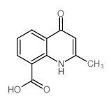 2-甲基-4-氧代-1,4-二氢-喹啉-8-羧酸结构式