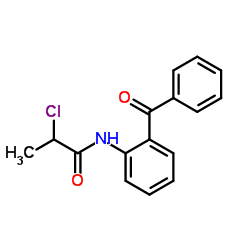 N-(2-Benzoylphenyl)-2-chloropropanamide Structure