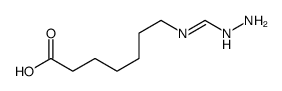 7-(hydrazinylmethylideneamino)heptanoic acid结构式