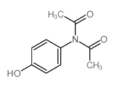 Acetamide,N-acetyl-N-(4-hydroxyphenyl)- Structure