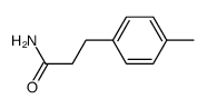 Benzenepropanamide, 4-Methyl- Structure