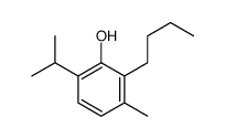 2-butyl-3-methyl-6-propan-2-yl-phenol结构式