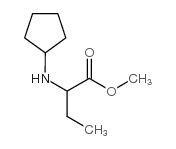 (2R)-2-(环戊氨基)-丁酸甲酯结构式