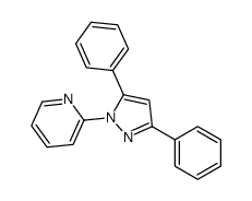 2-(3,5-diphenylpyrazol-1-yl)pyridine结构式
